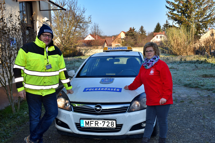 Karitász munkáját segítették a sárvári polgárőrök