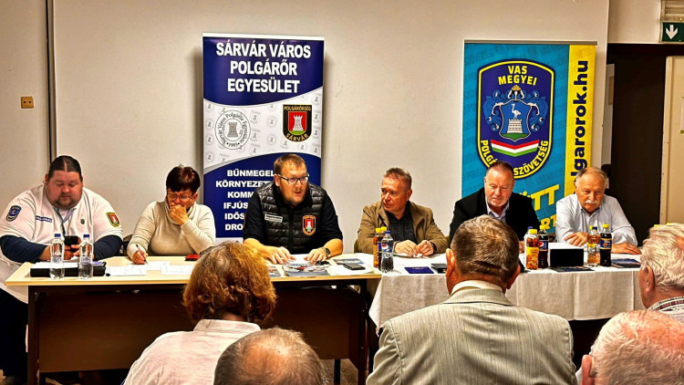 Tisztújító közgyűlést tartottak a sárvári polgárőrök