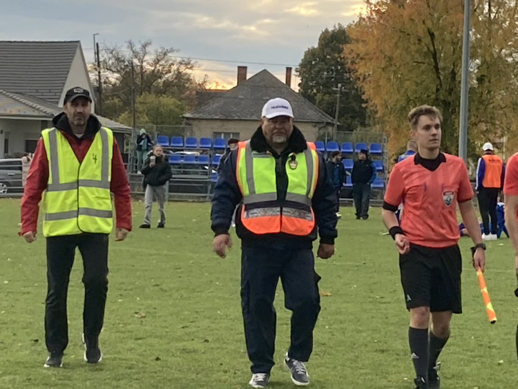 Polgárőri jelenlét a biztonságos mérkőzésekért Lukácsházán