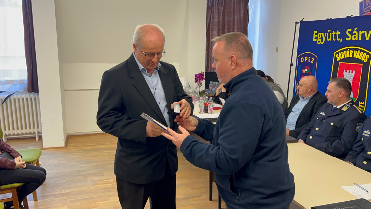 Új vezetőt választottak a sárvári polgárőrök éves közgyűlésükön