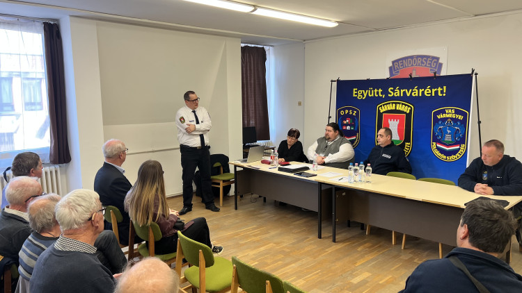 Új vezetőt választottak a sárvári polgárőrök éves közgyűlésükön